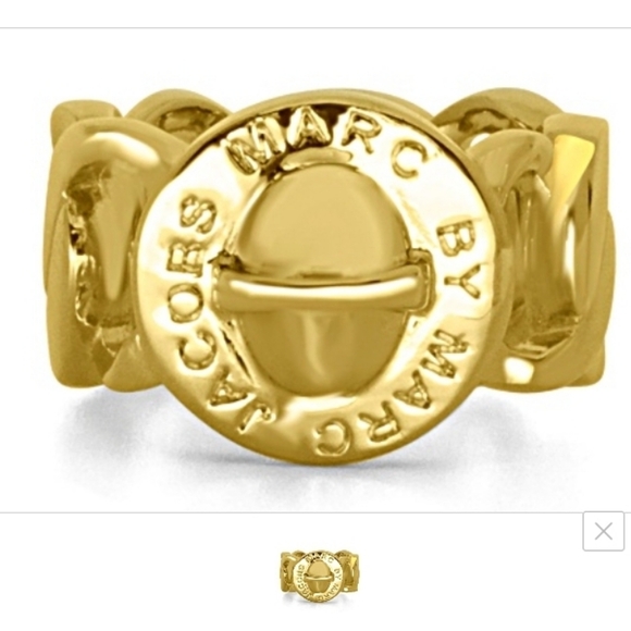 Last One Available Now! Marc by Marc Jacobs Turnlock style unisex ring size 6. - Picture 4 of 7